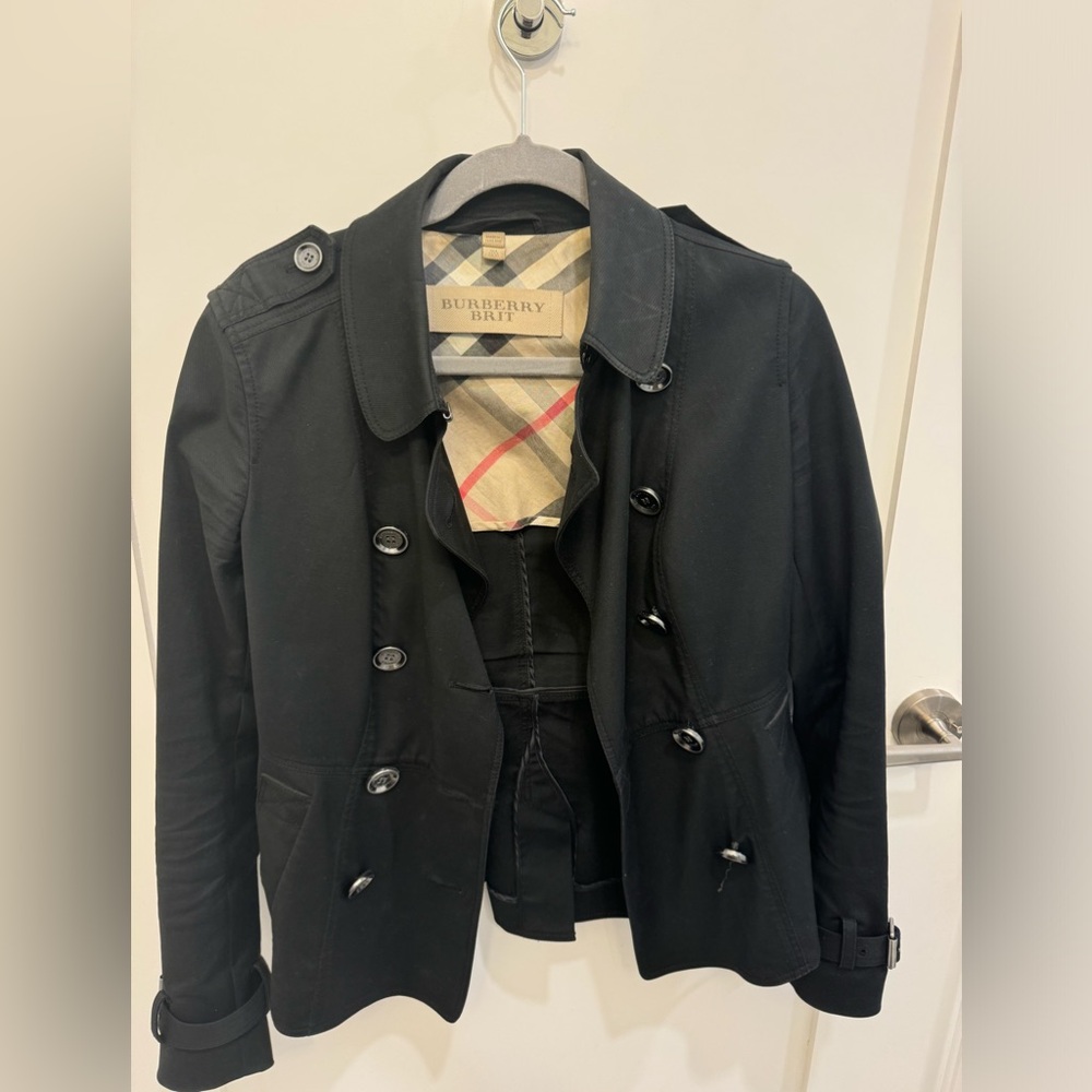 Short Burberry Trench - Size S
